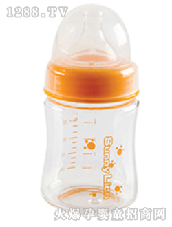 SN0046宽口径晶钻玻璃奶瓶