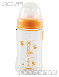 SN0047宽口径晶钻玻璃奶瓶