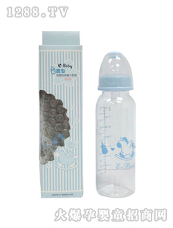 圆型高硼硅玻璃大奶瓶240ML