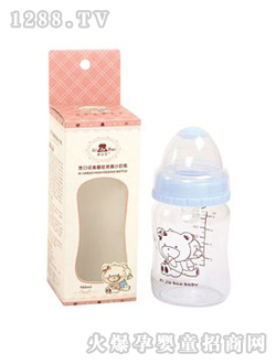 宽口径高硼硅玻璃小奶瓶