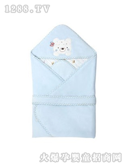 爱佳宝卡乐比熊抱毯