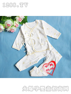 多比兔绑带婴儿内衣套装