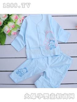 多比兔蓝色宝宝内衣套装