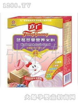 方广蓝莓苹果营养米粉228g