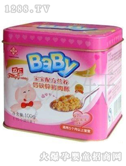 方广入口即化钙铁锌猪肉酥100g