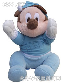 迪士尼卧姿米奇公仔