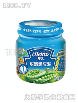 亨氏甜嫩豌豆泥113g