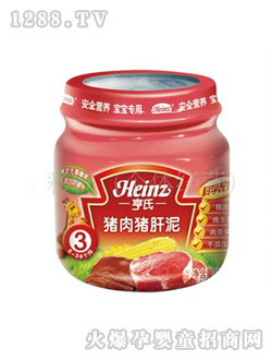 亨氏豬肉豬肝泥113g