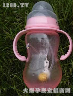 米老鼠粉色葫芦形婴儿奶瓶