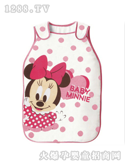 迪士尼双层纱布睡袋米奇