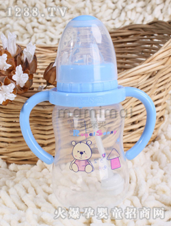 皇家宝贝母乳实感葫芦把手自动奶瓶