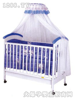 爱婴宝木床MC150蓝