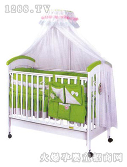 爱婴宝木床MC150绿