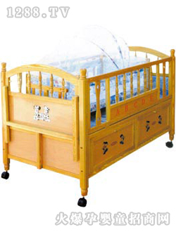 爱婴宝婴儿木床WFY666