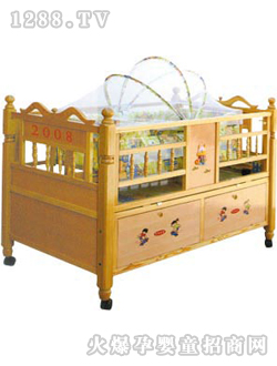 爱婴宝婴儿木床WFY917