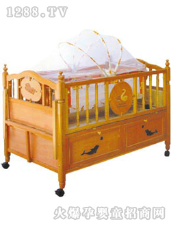 爱婴宝婴儿木床WFY938
