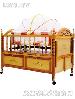 爱婴宝婴儿木床502A