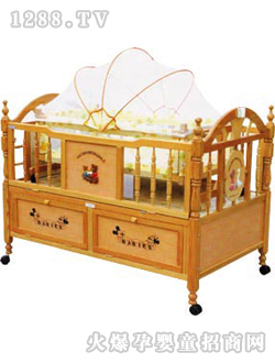 爱婴宝婴儿木床538