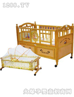 爱婴宝婴儿木床539