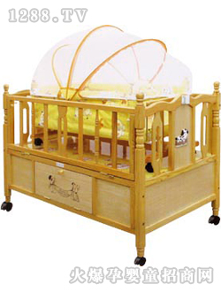爱婴宝婴儿木床580