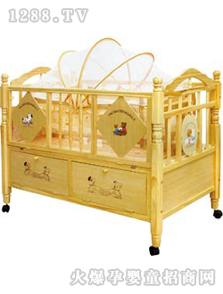 爱婴宝婴儿木床587-1