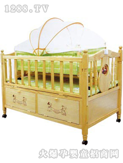 爱婴宝婴儿木床589