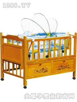 爱婴宝婴儿木床601-1