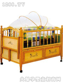 爱婴宝婴儿木床605