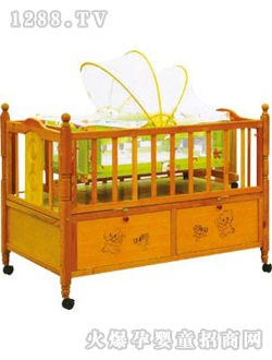 爱婴宝婴儿木床805