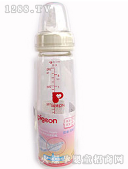 贝亲标准母乳实感奶嘴玻璃奶瓶