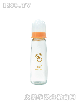 玻璃方型奶瓶L240ml