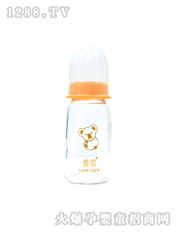 玻璃方型奶瓶S120ml