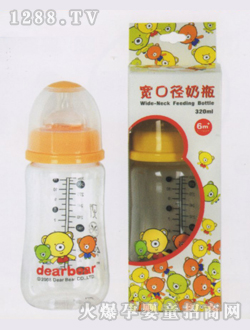 亲亲贝贝宽口径奶瓶320ml