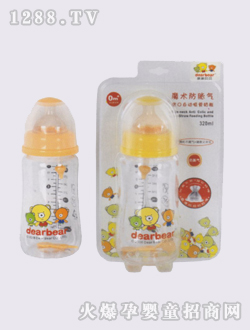 魔术防胀气宽口径奶瓶320ml