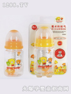 魔术防胀气宽口自动奶瓶250ml
