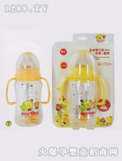 自动宽口径奶瓶+握把320ml