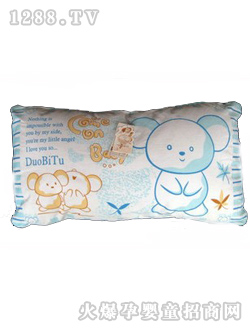 多比兔含绳儿童枕头4063