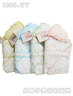 多比兔夹棉加厚柔软包被4396
