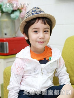 猪猪侠白色带帽上衣