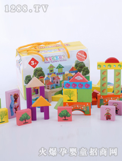 星梦圆宝宝花园积木