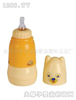 �ڷܻ�ɫ��ƿ