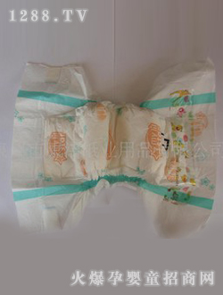 康洁绿色婴儿纸尿片