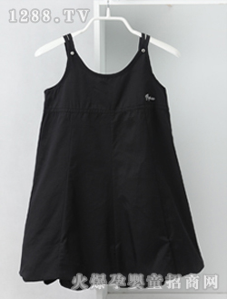 小猪班纳女童吊带连身裙