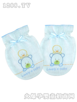 如意宝贝小伙伴纱布手套