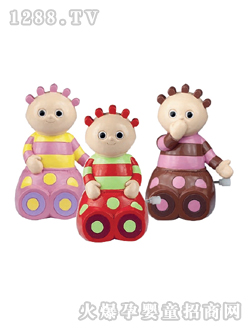 花园宝宝发条小推车玩具
