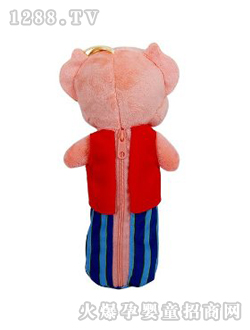 瑞奇比蒂麦兜猪笔袋红衣