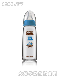 哈牛妈流线型玻璃奶瓶6安士