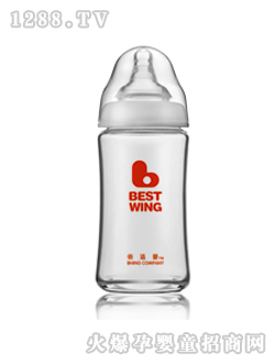 倍适婴宽口径玻璃奶瓶8安士