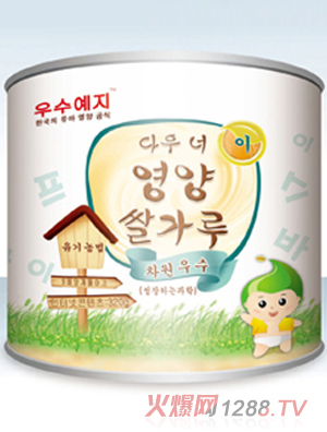 韩国优智婴幼儿维优蒸谷米粉
