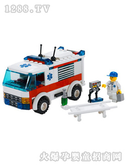 乐高救护车玩具